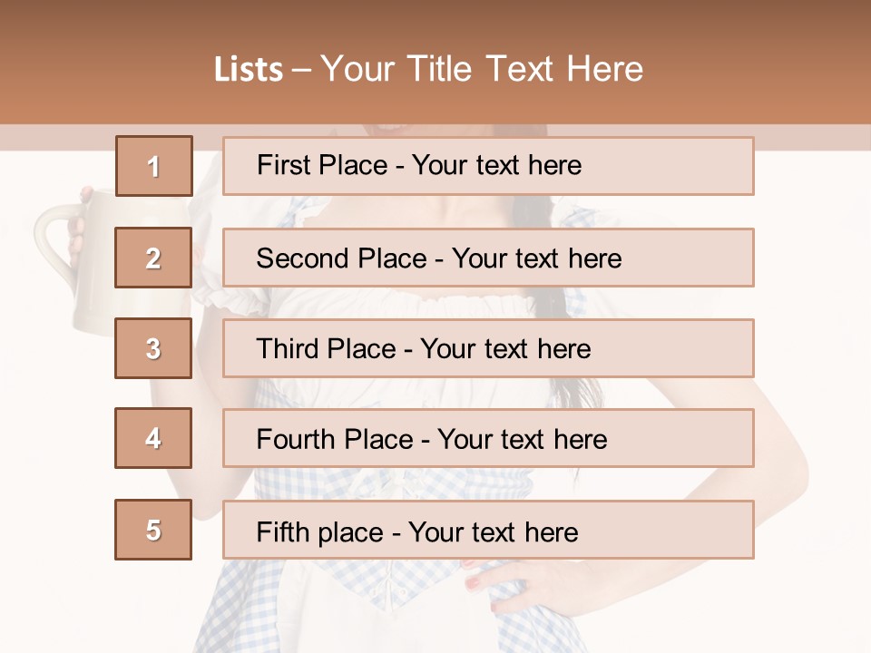 Dirndel Sexy Fest PowerPoint Template