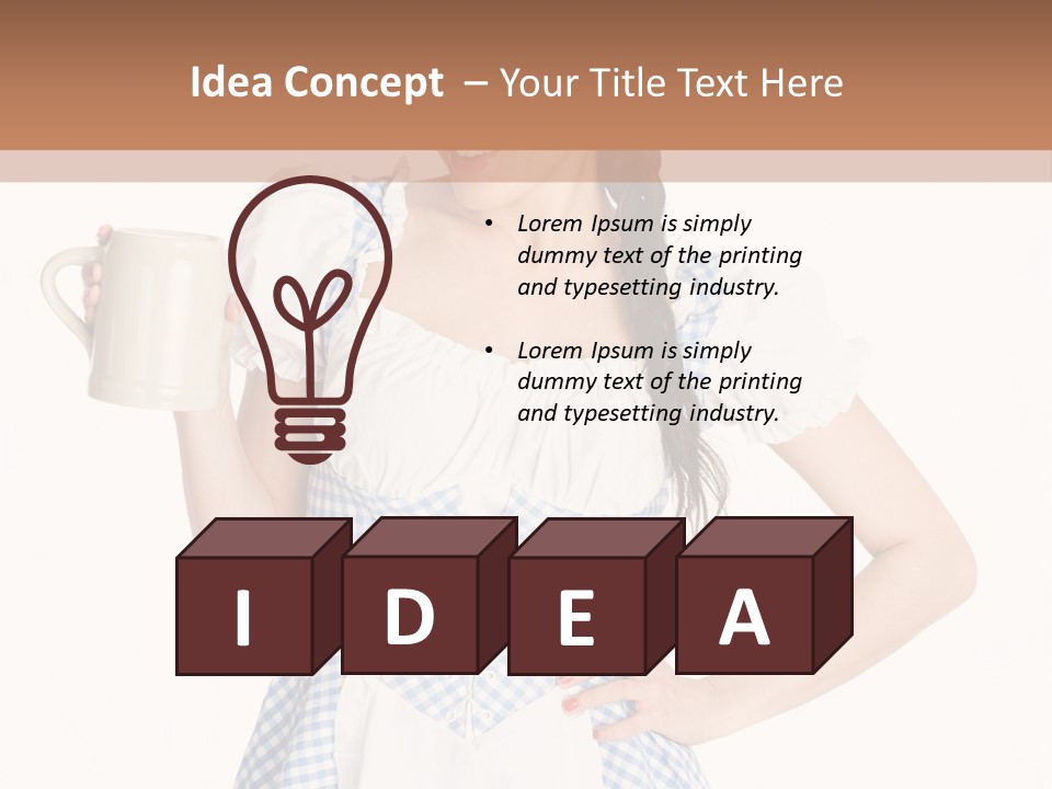 Dirndel Sexy Fest PowerPoint Template