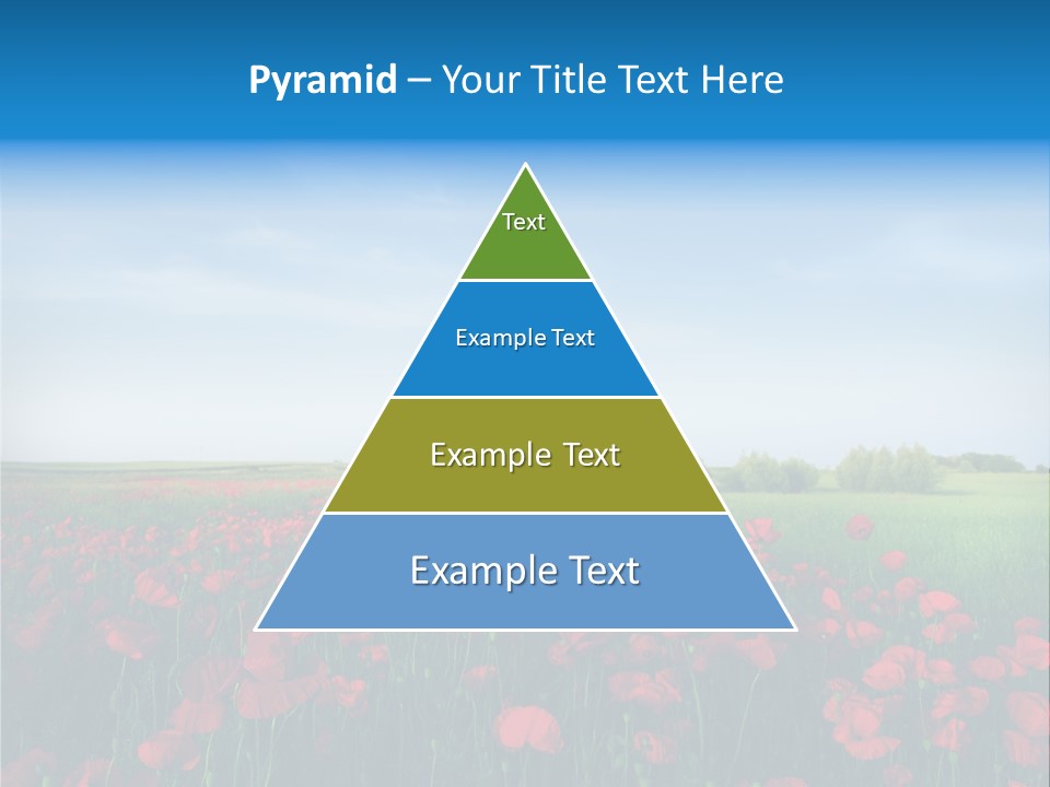 Freshness Meadow Rural Scene PowerPoint Template