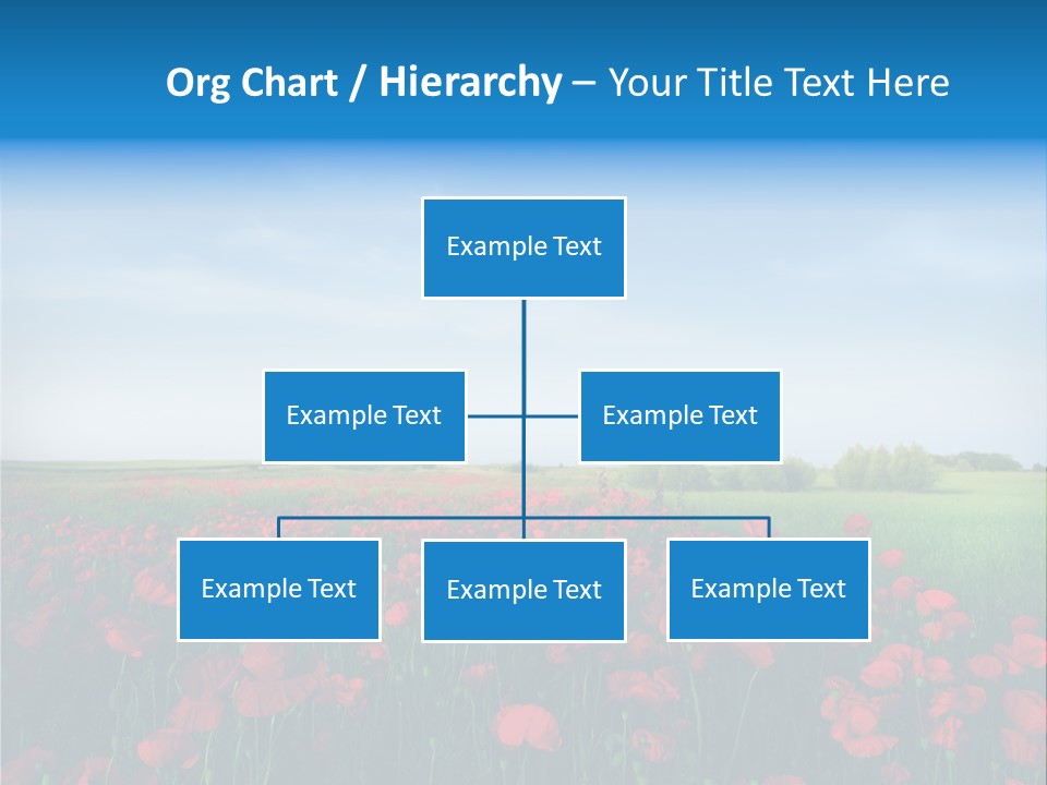 Freshness Meadow Rural Scene PowerPoint Template