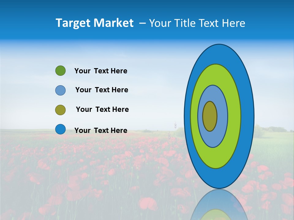 Freshness Meadow Rural Scene PowerPoint Template