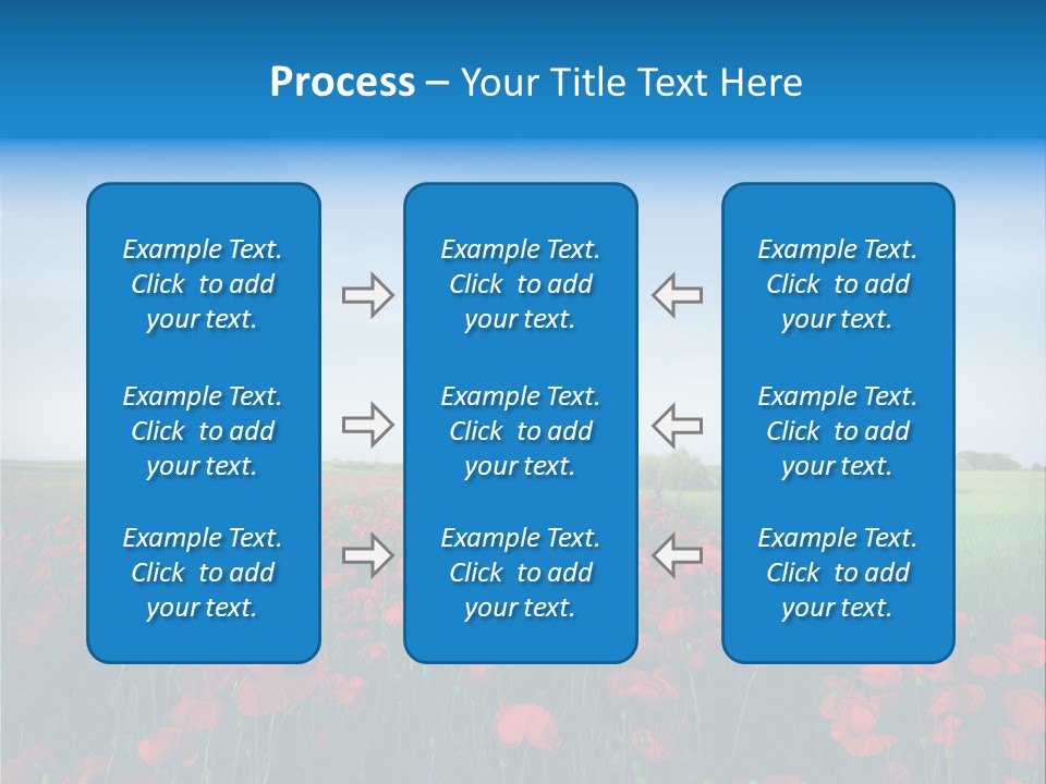 Freshness Meadow Rural Scene PowerPoint Template