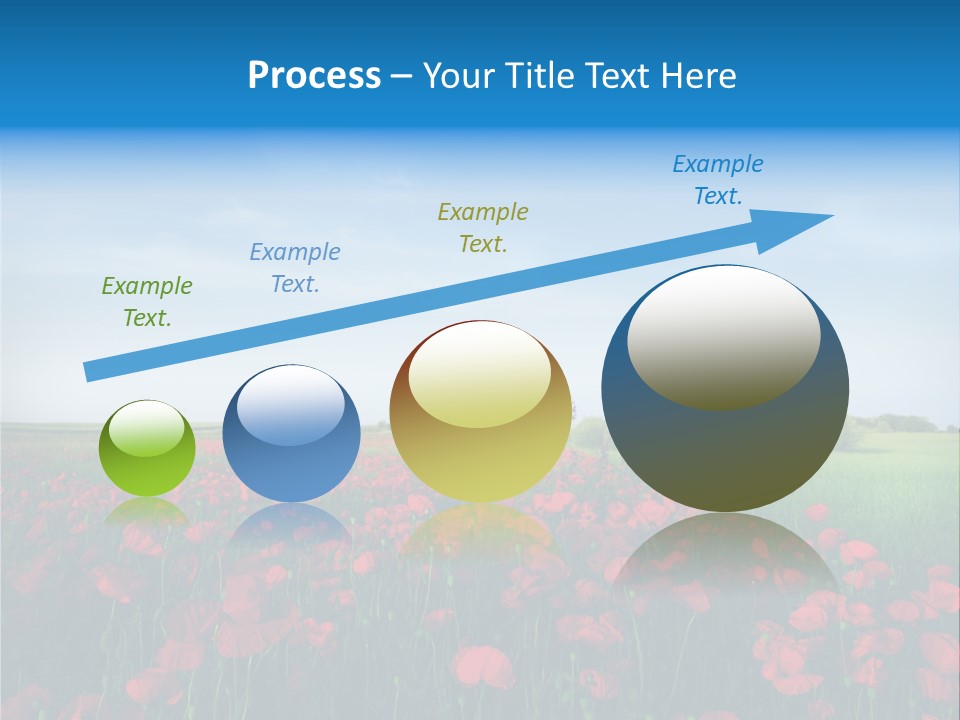 Freshness Meadow Rural Scene PowerPoint Template