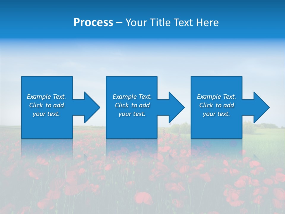 Freshness Meadow Rural Scene PowerPoint Template