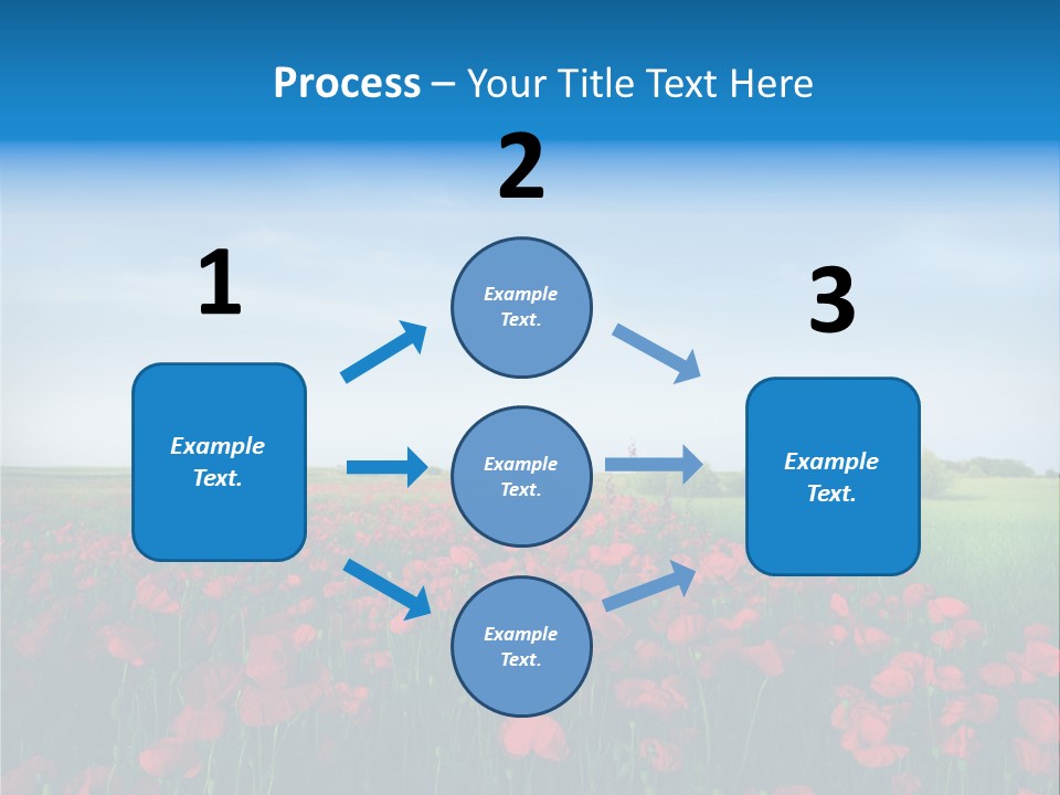 Freshness Meadow Rural Scene PowerPoint Template