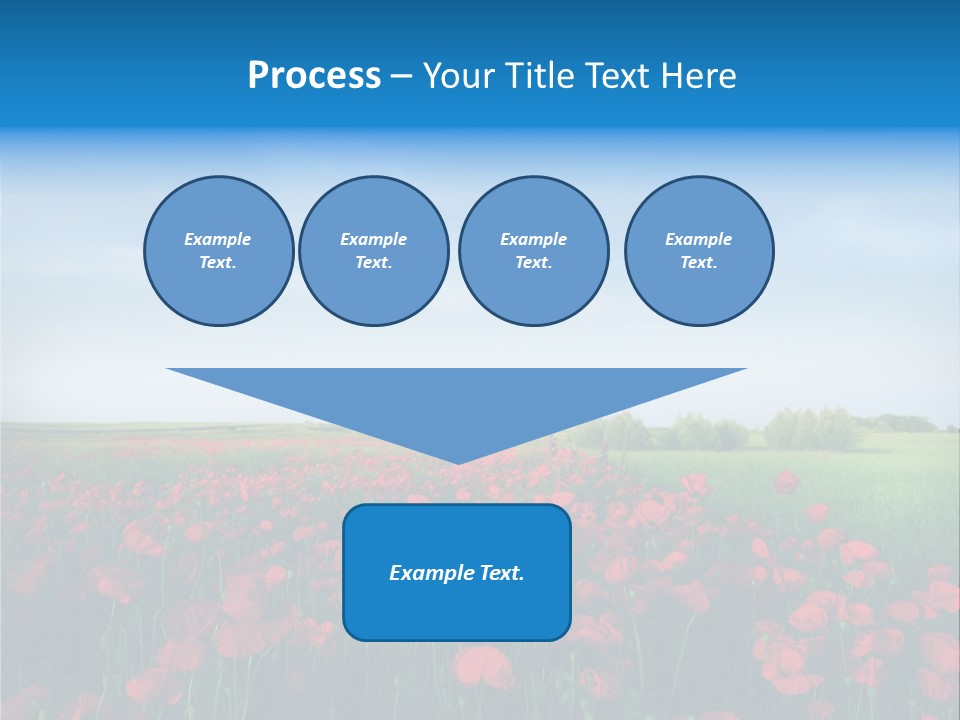 Freshness Meadow Rural Scene PowerPoint Template