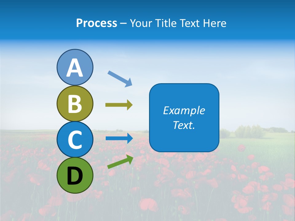 Freshness Meadow Rural Scene PowerPoint Template