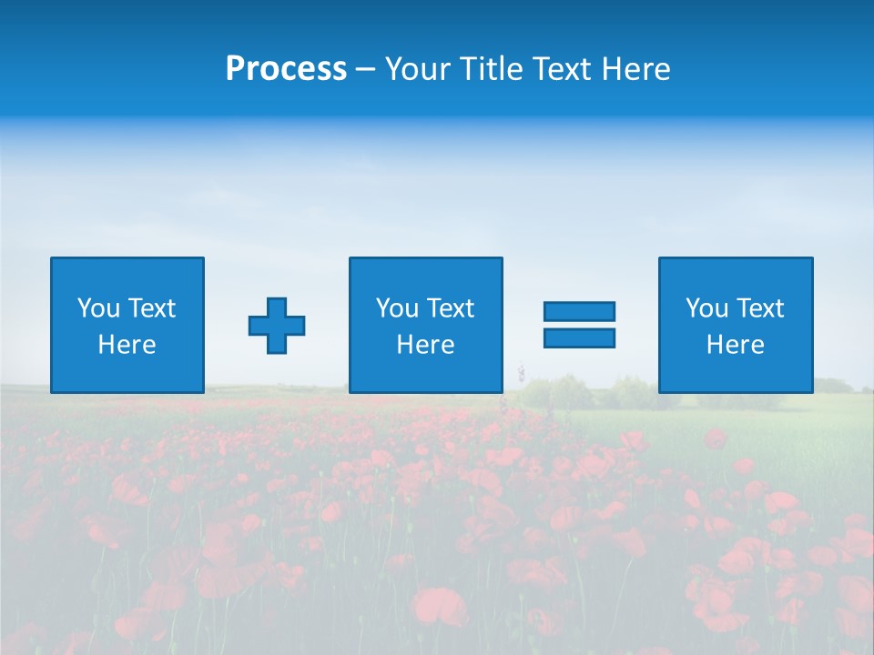 Freshness Meadow Rural Scene PowerPoint Template