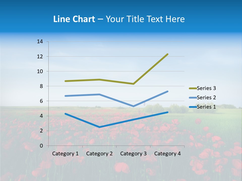 Freshness Meadow Rural Scene PowerPoint Template