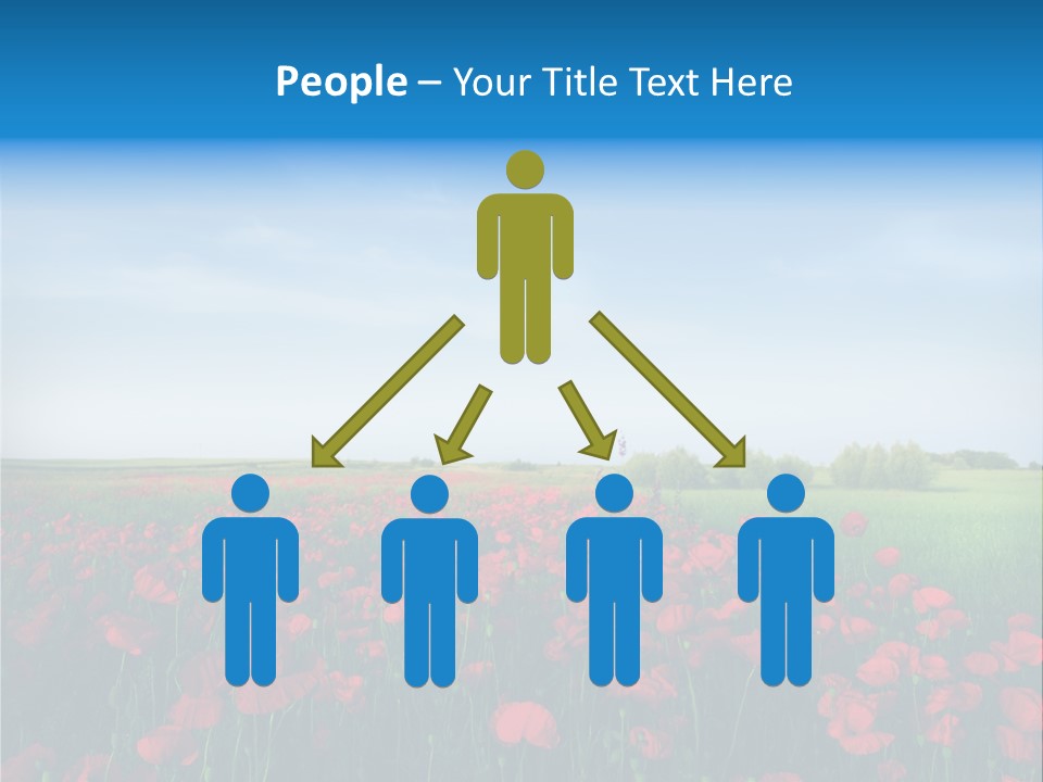 Freshness Meadow Rural Scene PowerPoint Template