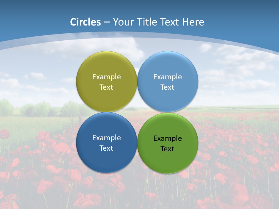 Multi Colored Beauty In Nature Sky PowerPoint Template