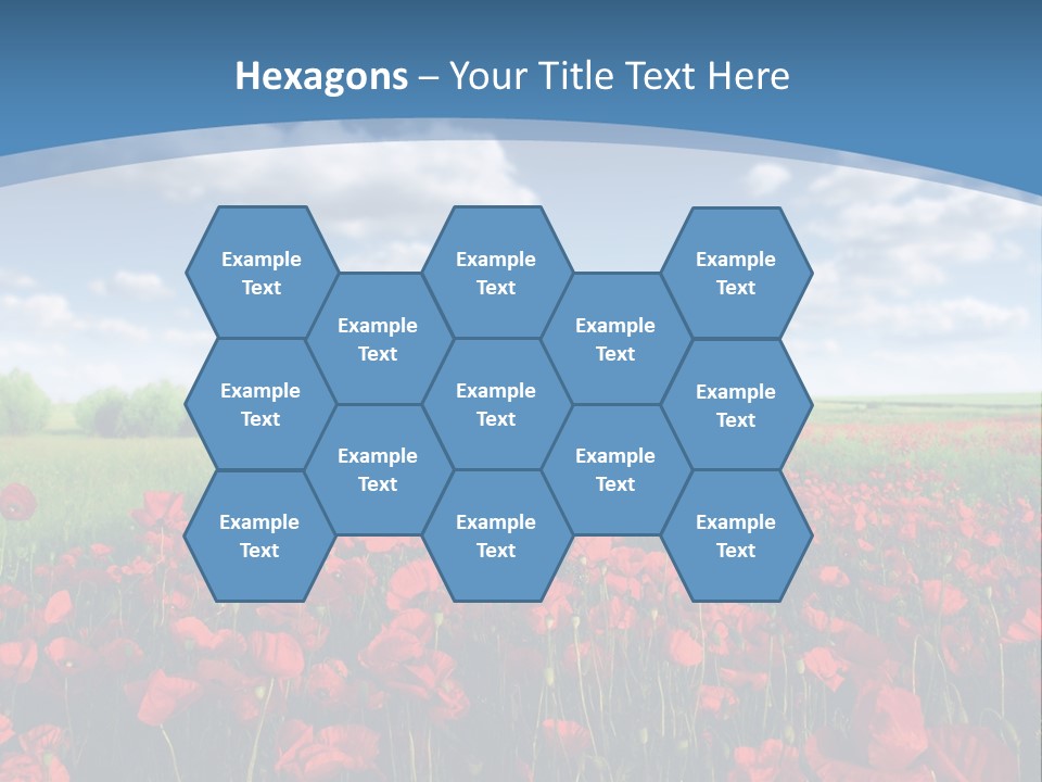 Multi Colored Beauty In Nature Sky PowerPoint Template