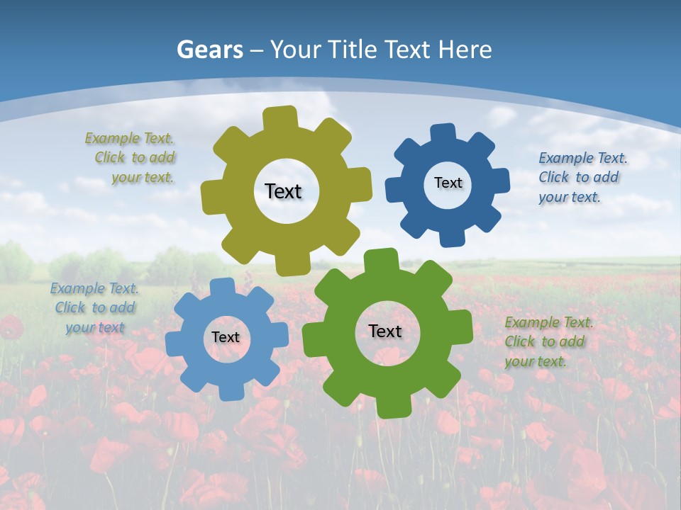 Multi Colored Beauty In Nature Sky PowerPoint Template