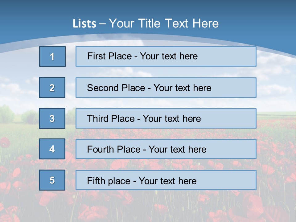 Multi Colored Beauty In Nature Sky PowerPoint Template