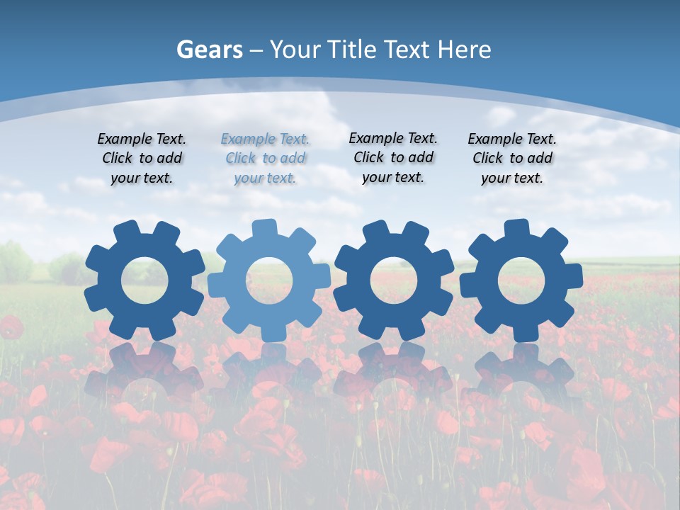 Multi Colored Beauty In Nature Sky PowerPoint Template