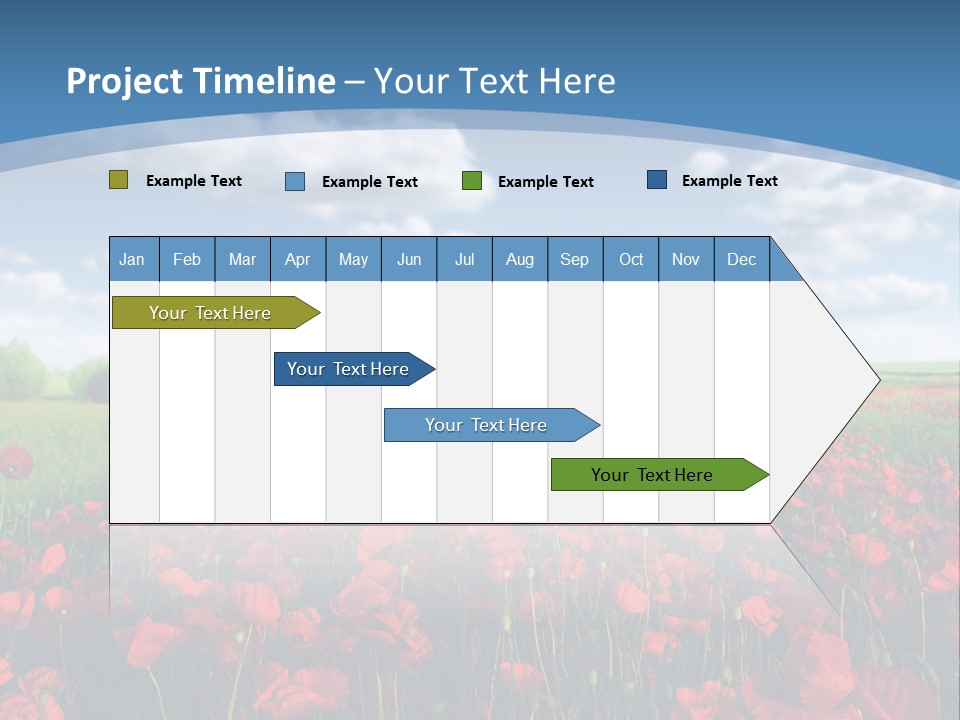 Multi Colored Beauty In Nature Sky PowerPoint Template