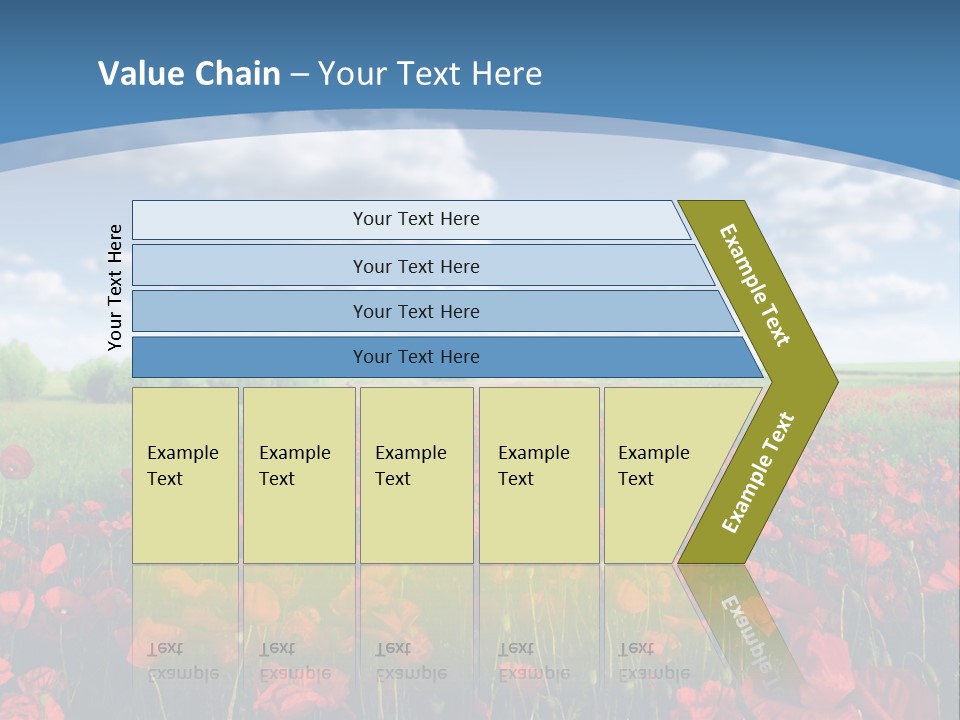 Multi Colored Beauty In Nature Sky PowerPoint Template