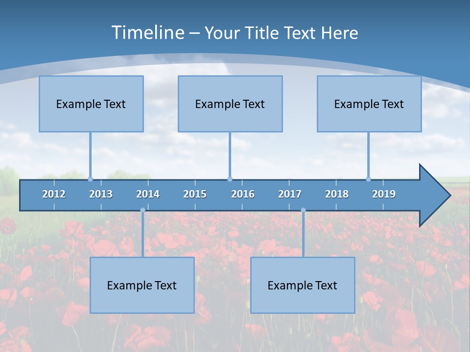 Multi Colored Beauty In Nature Sky PowerPoint Template