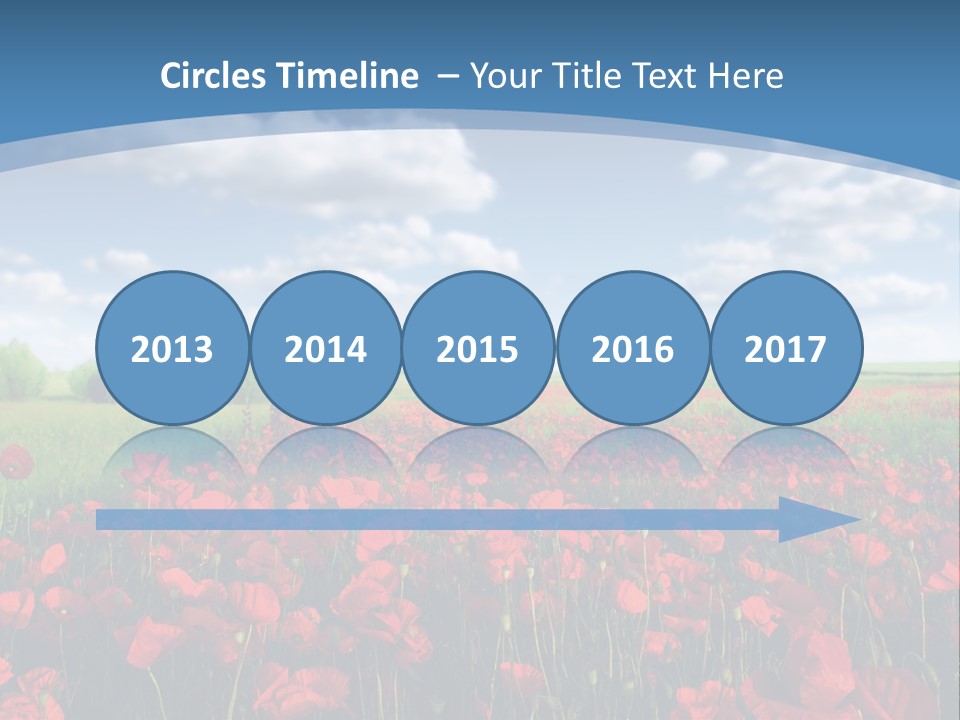 Multi Colored Beauty In Nature Sky PowerPoint Template