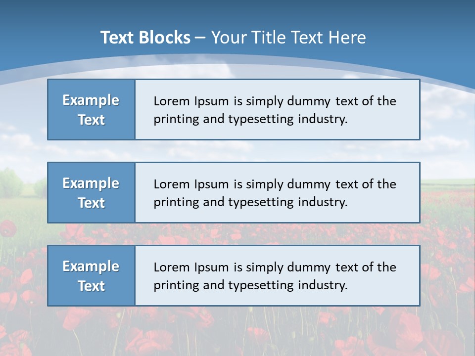 Multi Colored Beauty In Nature Sky PowerPoint Template