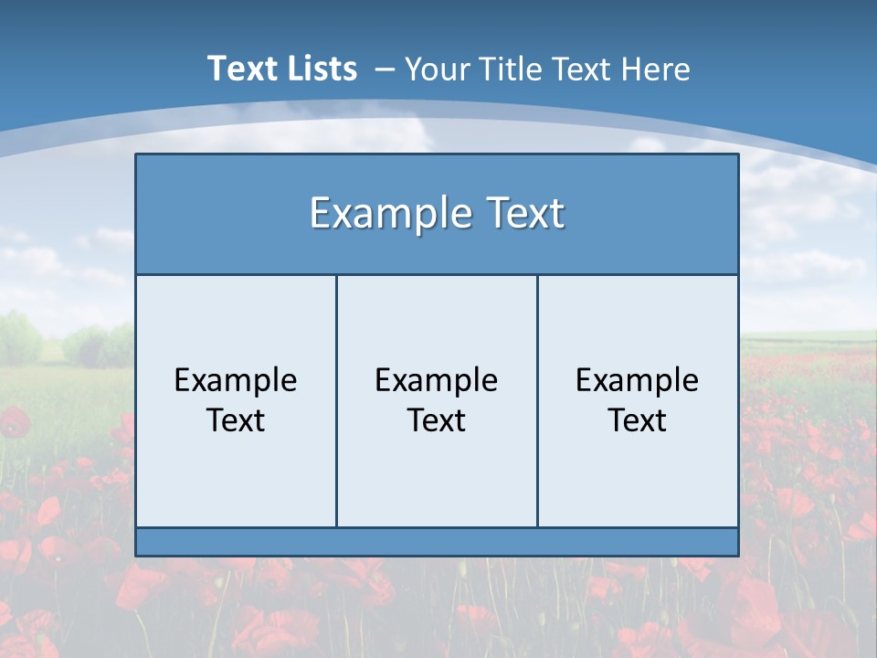 Multi Colored Beauty In Nature Sky PowerPoint Template