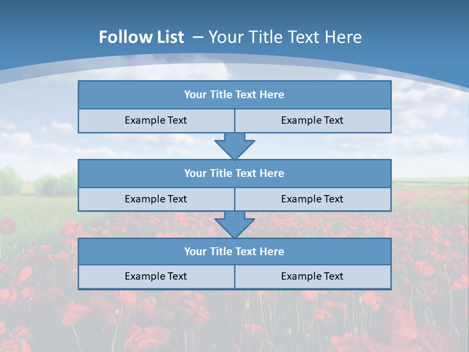 Multi Colored Beauty In Nature Sky PowerPoint Template
