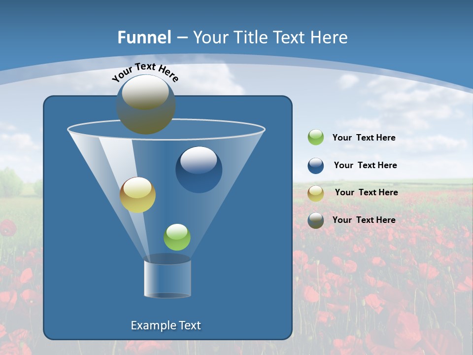 Multi Colored Beauty In Nature Sky PowerPoint Template