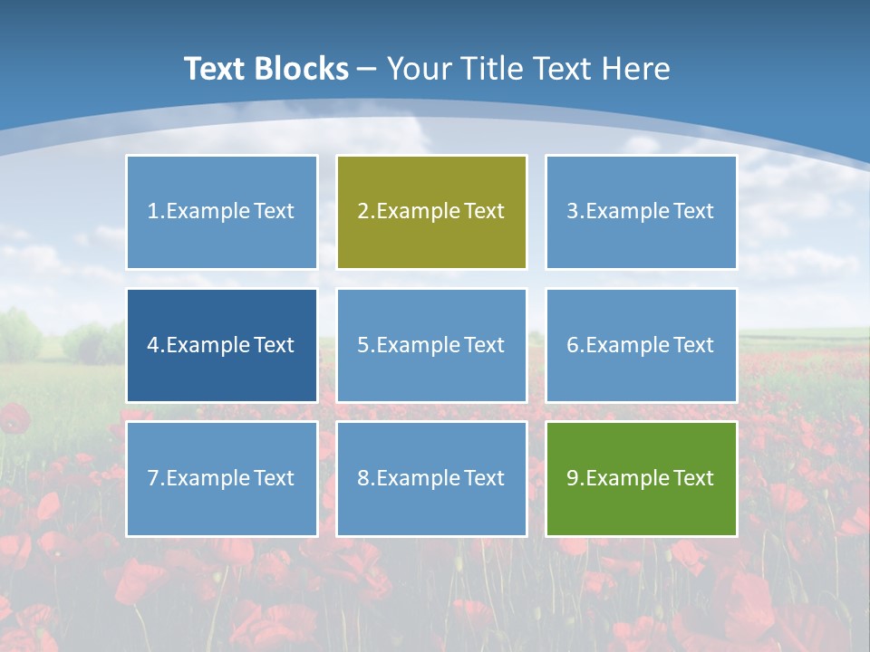 Multi Colored Beauty In Nature Sky PowerPoint Template