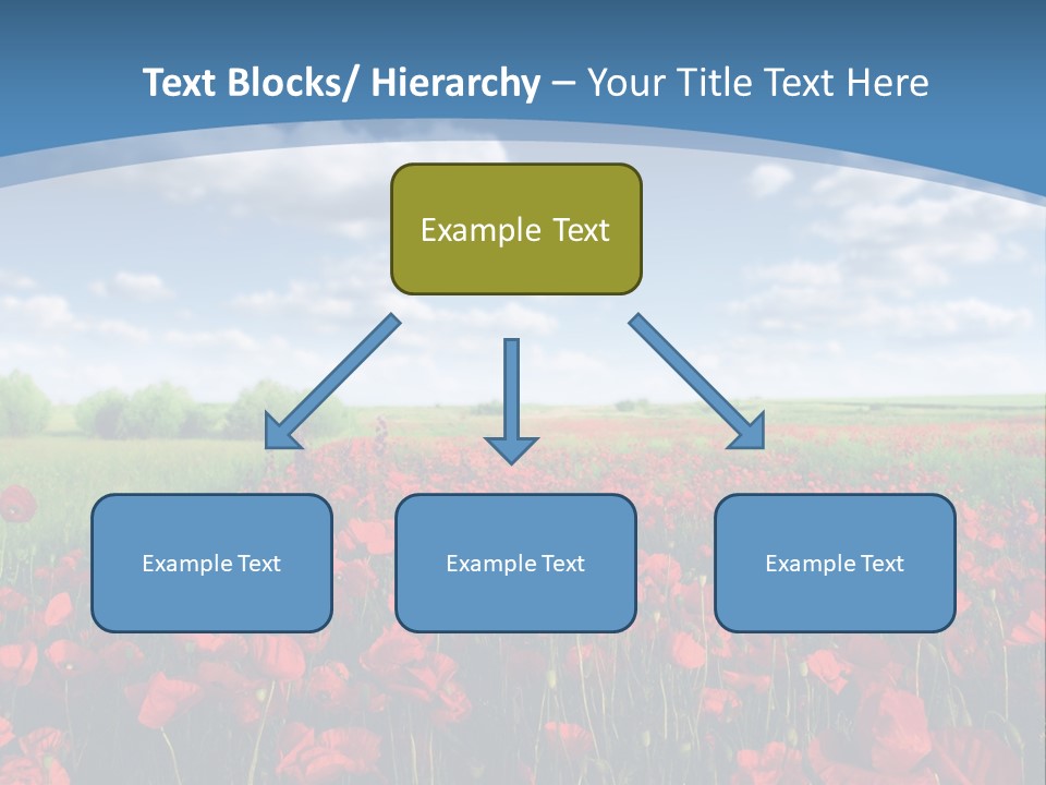 Multi Colored Beauty In Nature Sky PowerPoint Template