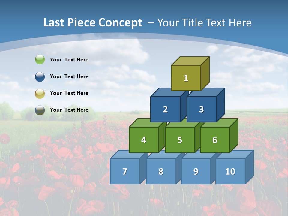 Multi Colored Beauty In Nature Sky PowerPoint Template