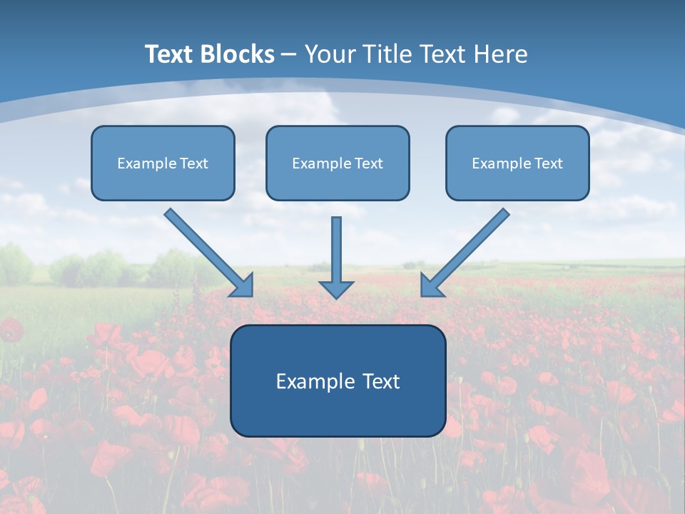 Multi Colored Beauty In Nature Sky PowerPoint Template