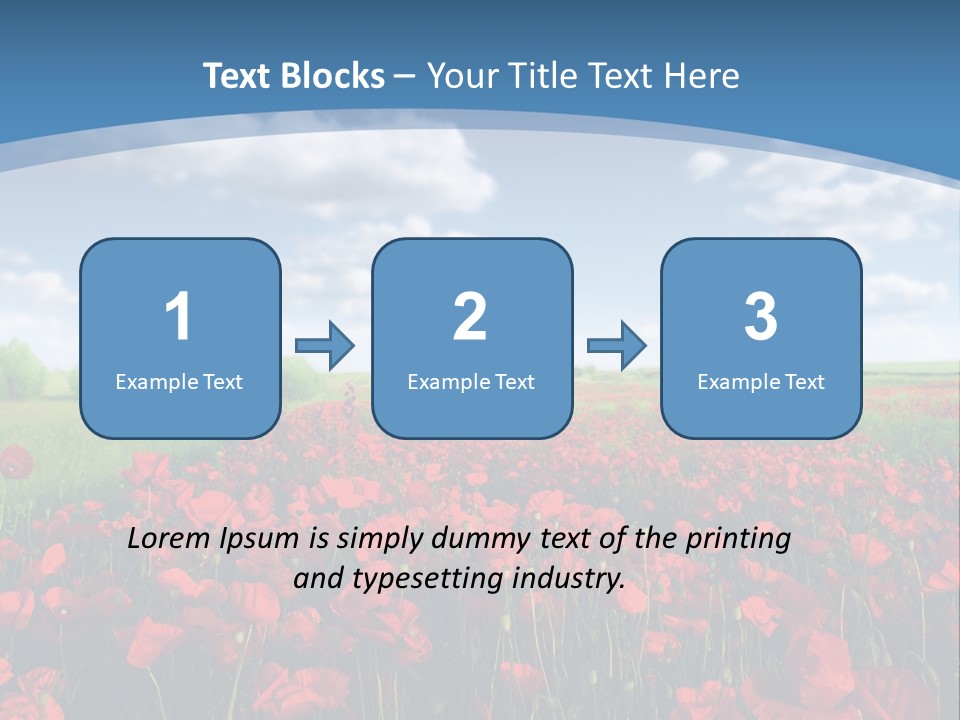 Multi Colored Beauty In Nature Sky PowerPoint Template