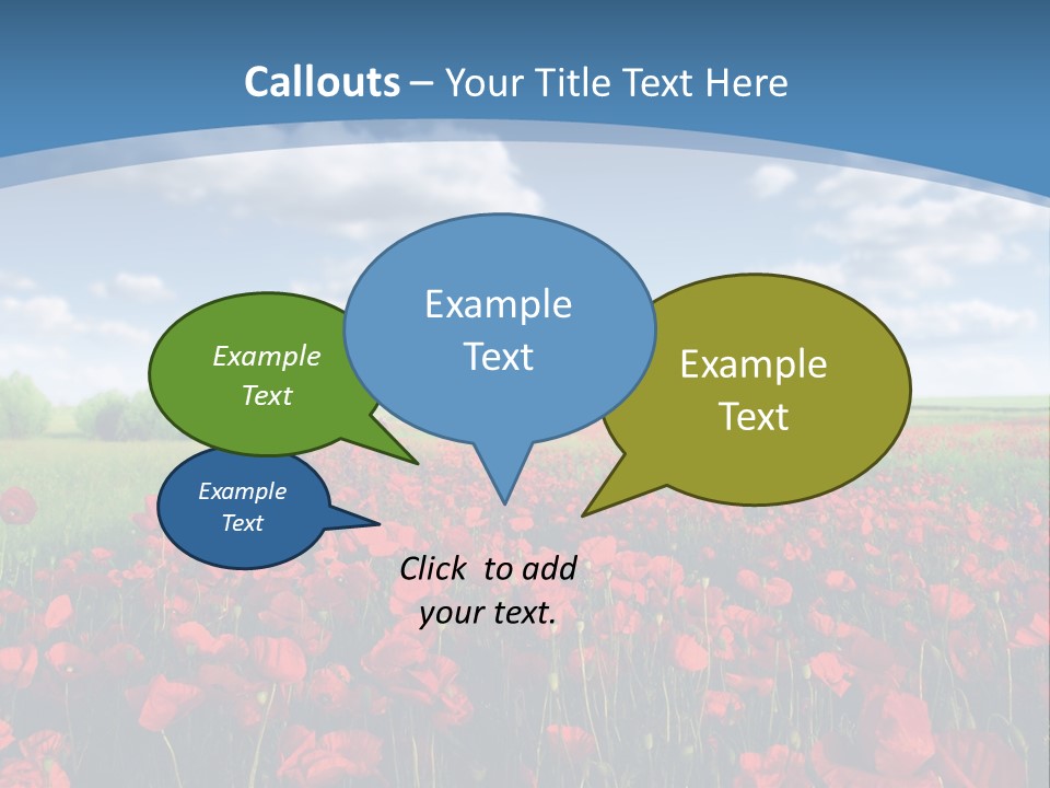Multi Colored Beauty In Nature Sky PowerPoint Template
