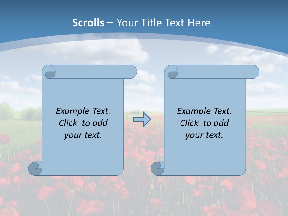 Multi Colored Beauty In Nature Sky PowerPoint Template