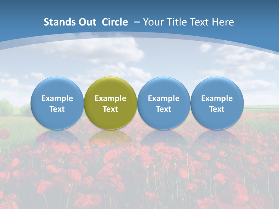 Multi Colored Beauty In Nature Sky PowerPoint Template