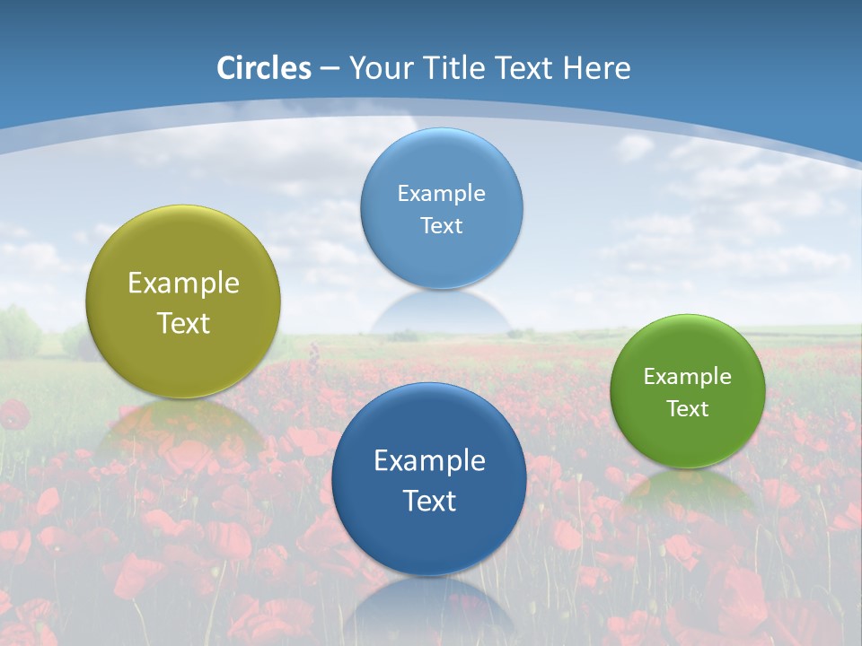 Multi Colored Beauty In Nature Sky PowerPoint Template