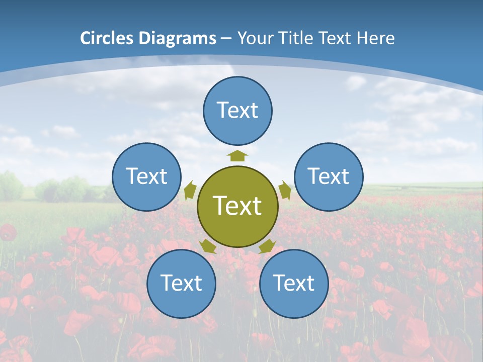 Multi Colored Beauty In Nature Sky PowerPoint Template