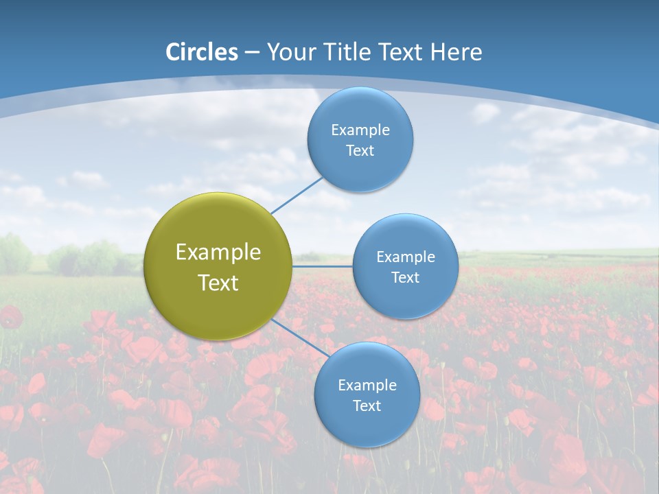 Multi Colored Beauty In Nature Sky PowerPoint Template