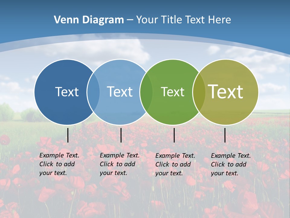 Multi Colored Beauty In Nature Sky PowerPoint Template