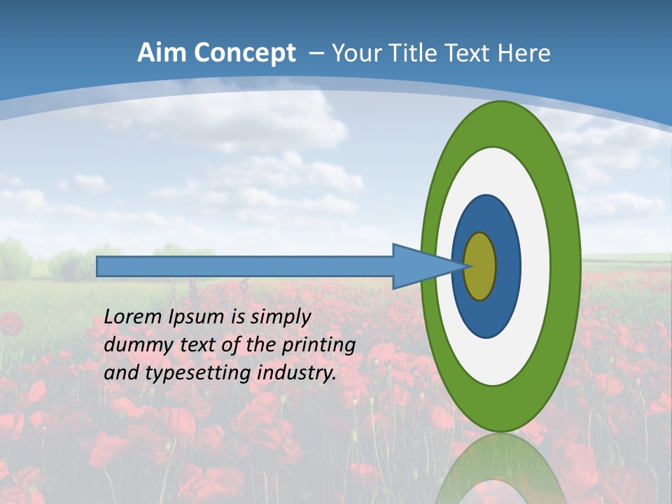 Multi Colored Beauty In Nature Sky PowerPoint Template