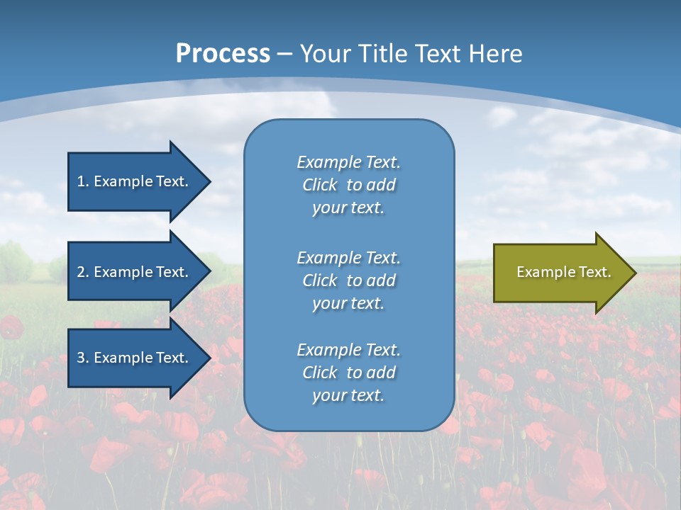 Multi Colored Beauty In Nature Sky PowerPoint Template