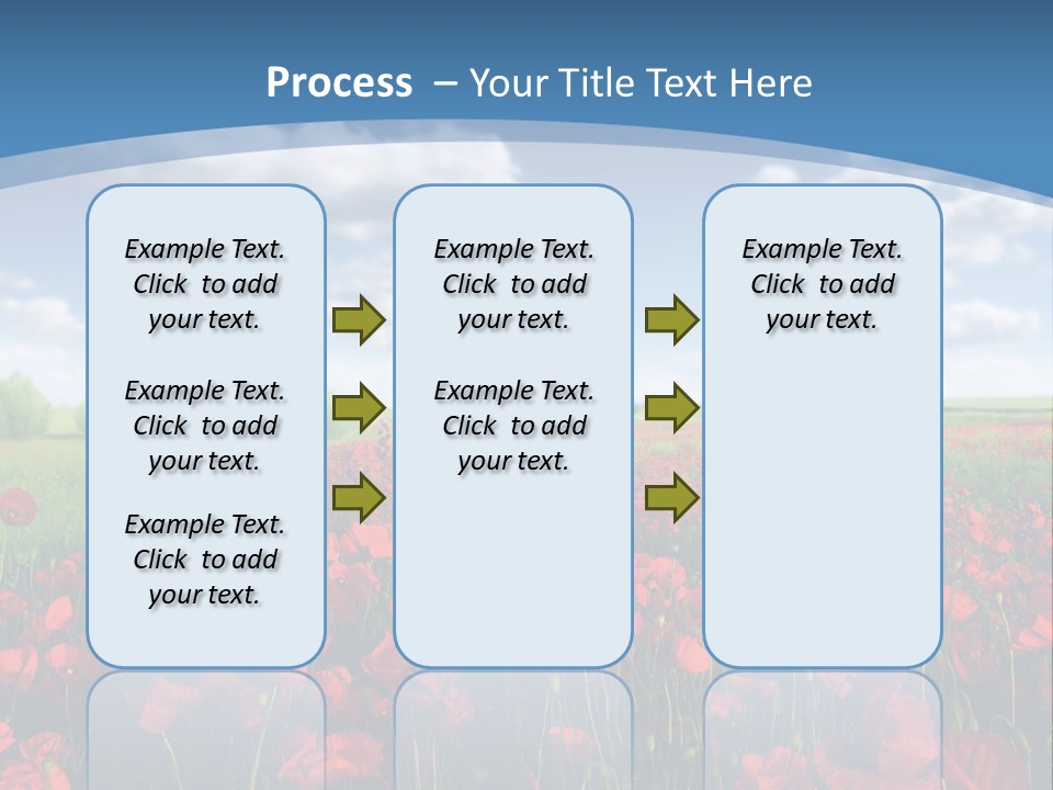 Multi Colored Beauty In Nature Sky PowerPoint Template