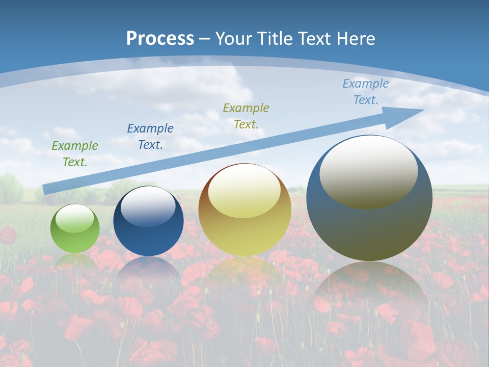 Multi Colored Beauty In Nature Sky PowerPoint Template