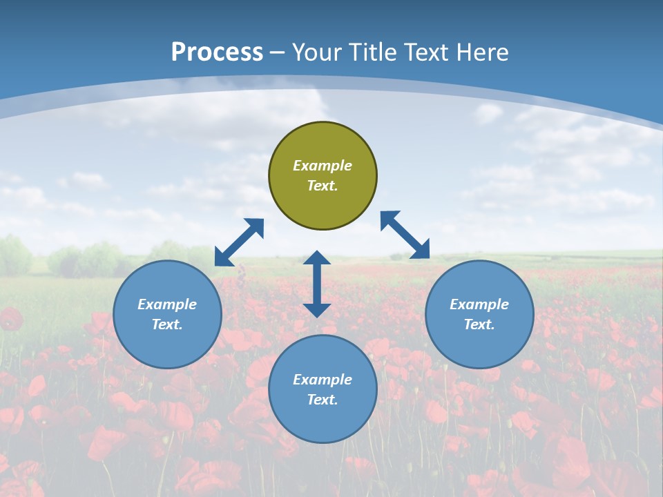 Multi Colored Beauty In Nature Sky PowerPoint Template