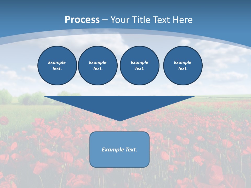 Multi Colored Beauty In Nature Sky PowerPoint Template
