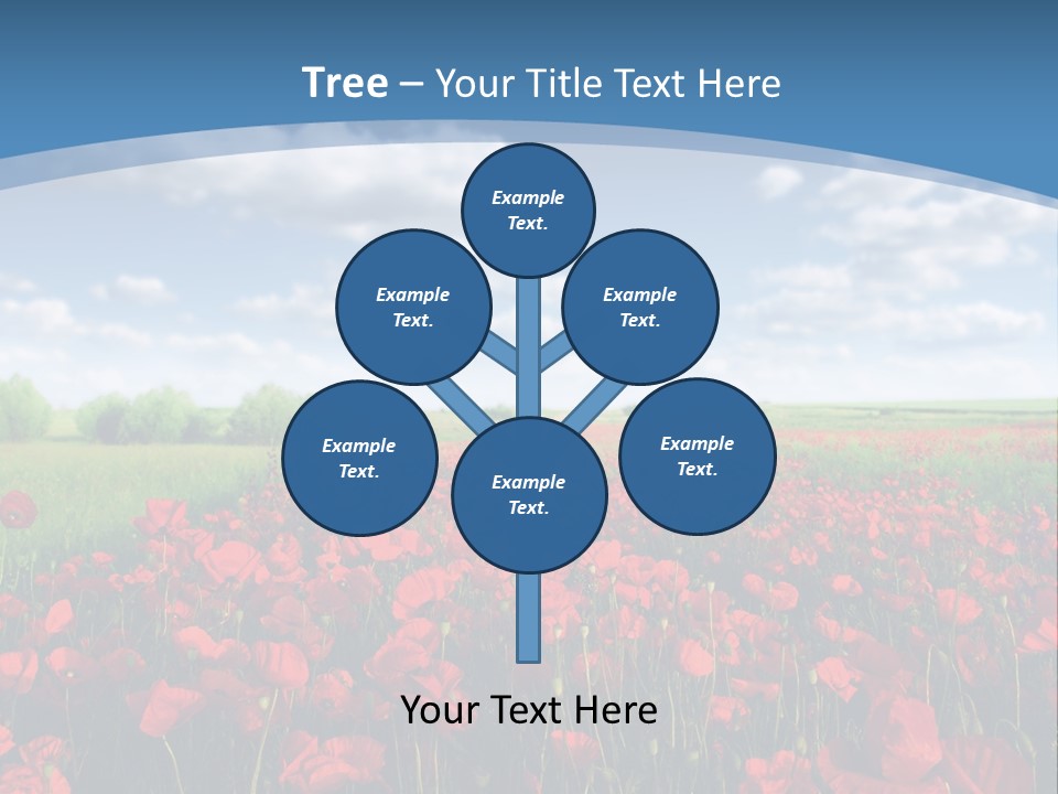 Multi Colored Beauty In Nature Sky PowerPoint Template