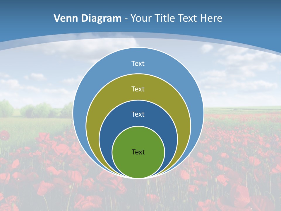 Multi Colored Beauty In Nature Sky PowerPoint Template