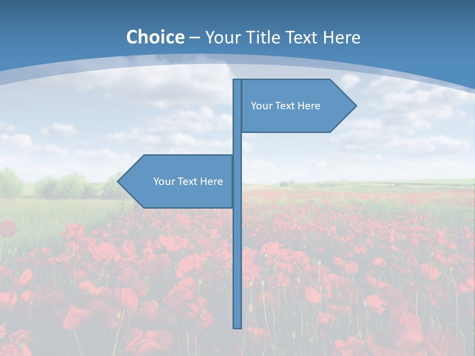 Multi Colored Beauty In Nature Sky PowerPoint Template