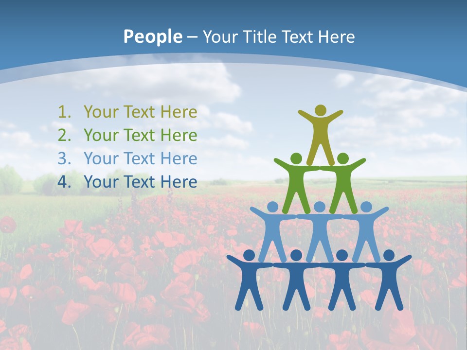 Multi Colored Beauty In Nature Sky PowerPoint Template