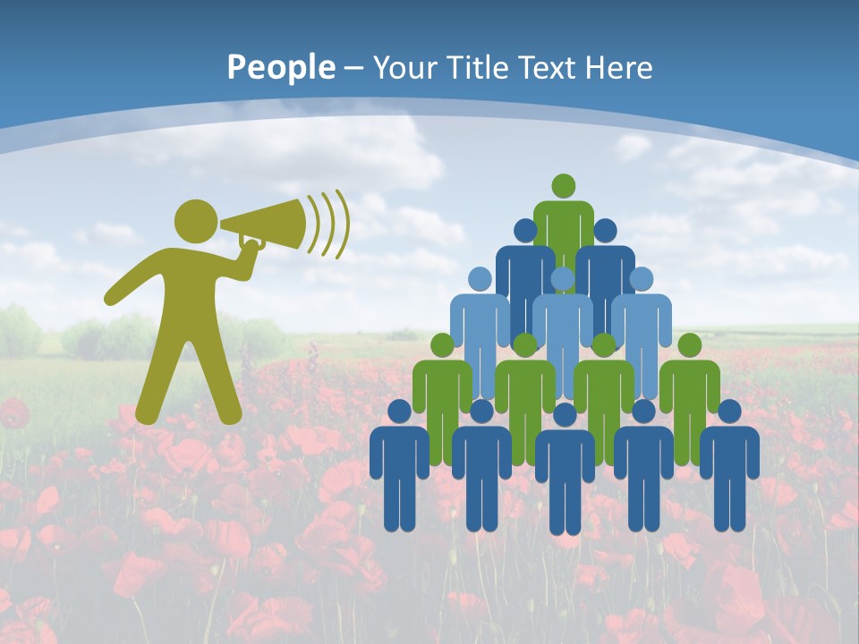 Multi Colored Beauty In Nature Sky PowerPoint Template